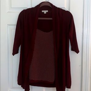 Cardigan and Top